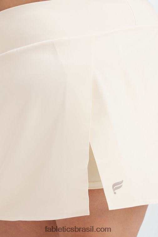 Fabletics pomba branca/safari 420HR641 saia de bolso mulheres
