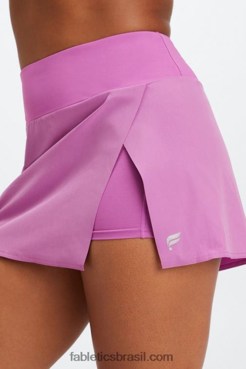 Fabletics preto/estanho 420HR638 saia de bolso mulheres