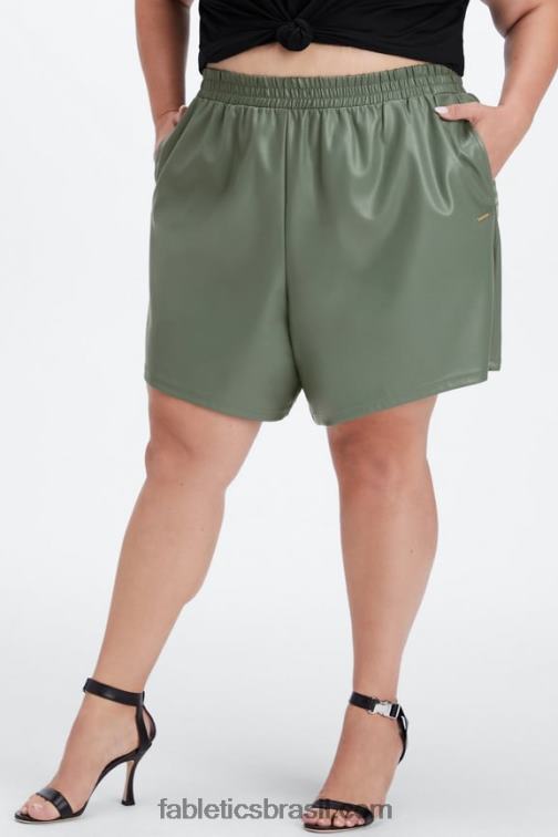 Fabletics Buttermilk zebra stroke/buttermilk 420HR358 short cintura alta couro vegano mulheres