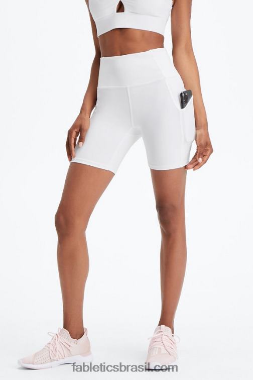Fabletics Sonhos/creme de limão/menta fresca 420HR301 oasis pureluxe cintura alta 6'' short 13 mulheres