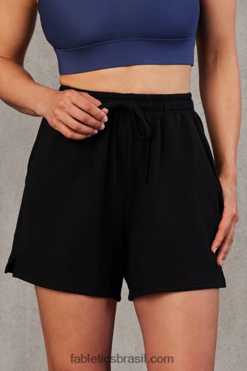 Fabletics abismo/azul violeta 420HR452 bermuda felpuda de luxo mulheres