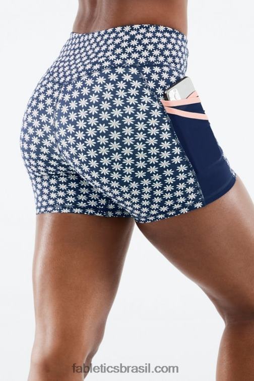 Fabletics abyss porter margarida/pó rosa 420HR368 trinity motion365 cintura média 5'' curto mulheres