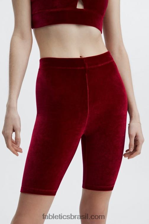 Fabletics avelã/safári 420HR530 short veludo cintura alta 9 mulheres