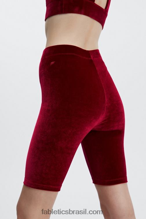 Fabletics avelã/safári 420HR530 short veludo cintura alta 9 mulheres
