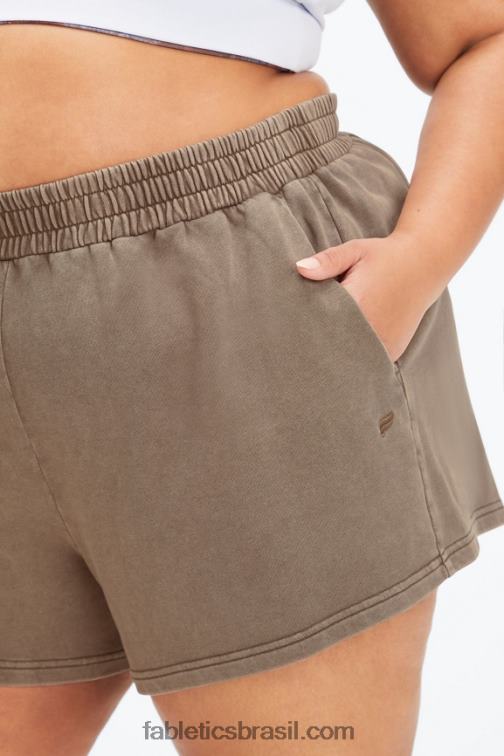 Fabletics baía enevoada/beijo de pêssego 420HR476 venice lounge short mulheres