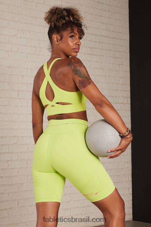 Fabletics broto/clube atlético 420HR328 define powerhold cintura alta 9'' short 16 mulheres