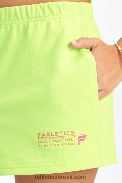 Fabletics broto/clube atlético 420HR377 short de moletom leve go-to-slim mulheres