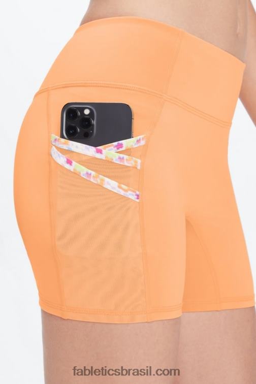 Fabletics calêndula/floral new wave 420HR359 trinity motion365 cintura média 5'' curto mulheres