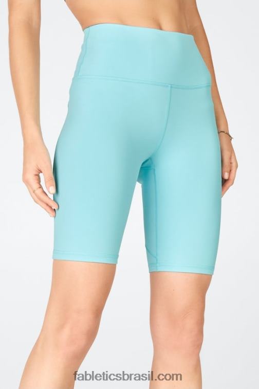 Fabletics campainha/flor azul 420HR348 define powerhold cintura alta 9'' short 20 mulheres