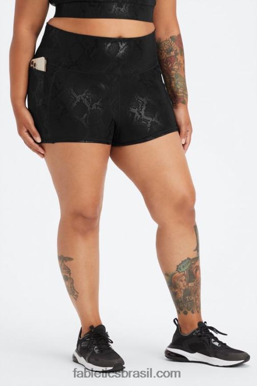 Fabletics chama laranja/seda 420HR383 short ultraluxe 2
