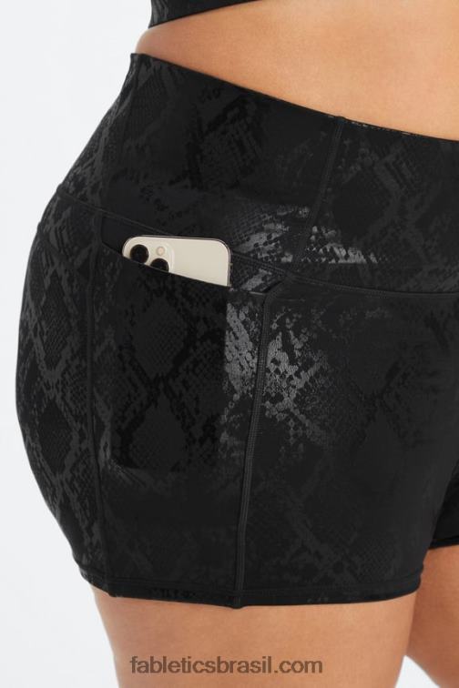 Fabletics chama laranja/seda 420HR383 short ultraluxe 2