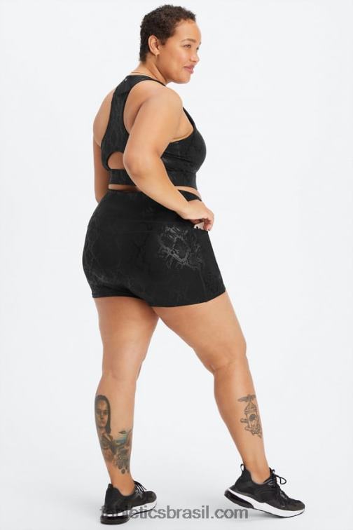 Fabletics chama laranja/seda 420HR383 short ultraluxe 2