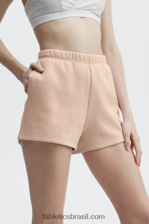 Fabletics cinza menta/oliva 420HR428 bermuda slim go-to mulheres