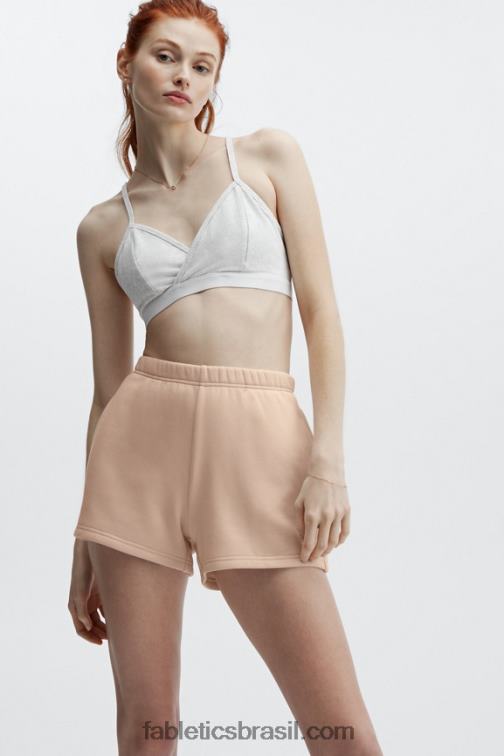 Fabletics cinza menta/oliva 420HR428 bermuda slim go-to mulheres