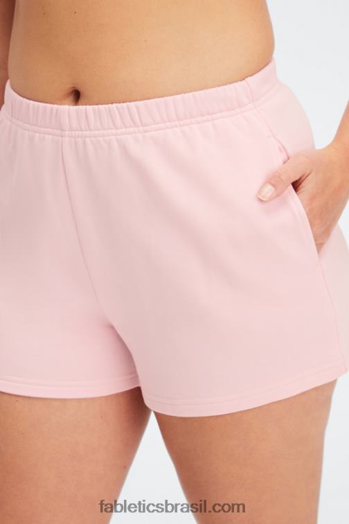 Fabletics cobalto profundo/babosa 420HR381 short de moletom leve go-to-slim mulheres