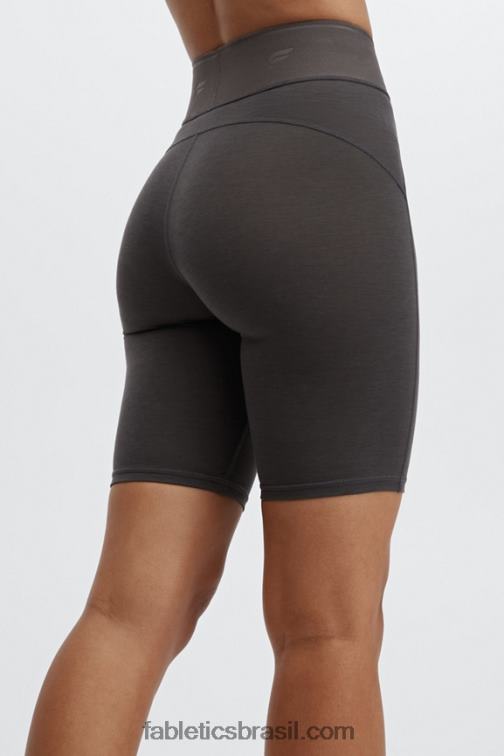Fabletics cobalto profundo/babosa 420HR384 calção de bicicleta de baselayer de lã de cintura ultra subida 6
