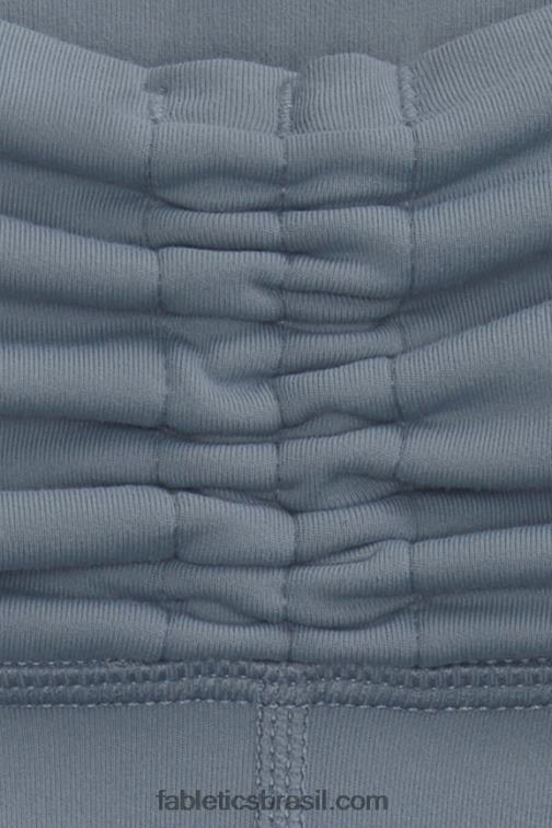 Fabletics cosmo/gráfico roxo 420HR612 short franzido de cintura ultra alta pureluxe 6