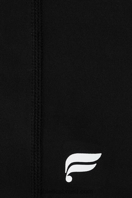 Fabletics creme/gráfico 420HR615 qualquer lugar motion365+ short cintura alta 6'' mulheres