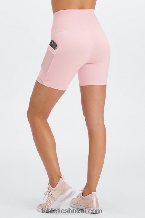 Fabletics deserto/pedra azul 420HR394 powerhold ultra hw 6'' curto em movimento mulheres