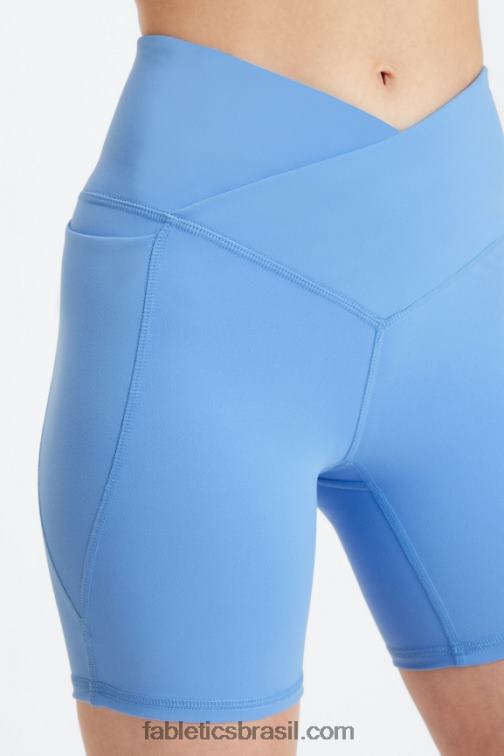 Fabletics escape real/rosa extremo/gráfico 420HR313 oasis pureluxe hw crossover 6'' curto mulheres