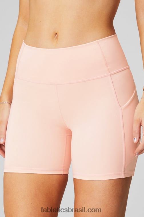 Fabletics fantasma/preto 420HR285 oasis pureluxe cintura alta 6'' short 10 mulheres
