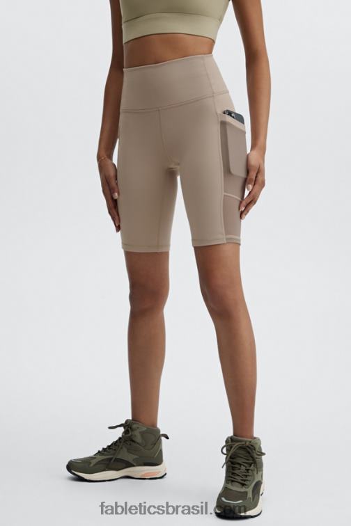 Fabletics fiorde/limonada 420HR517 short powerhold cintura alta on-the-go 9'' mulheres