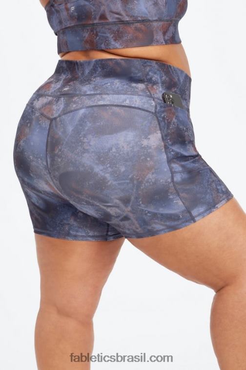 Fabletics fiorde/multi 420HR470 short cintura alta oasis pureluxe 5'' mulheres