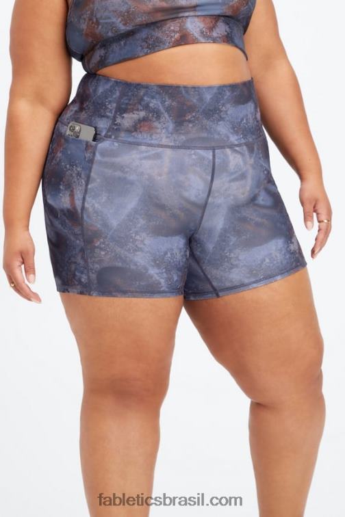 Fabletics fiorde/multi 420HR470 short cintura alta oasis pureluxe 5'' mulheres