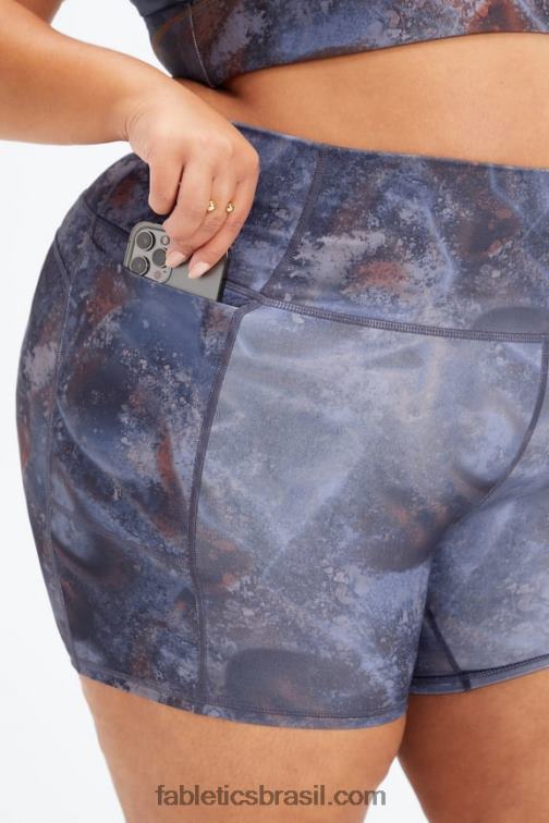 Fabletics fiorde/multi 420HR470 short cintura alta oasis pureluxe 5'' mulheres