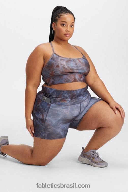 Fabletics fiorde/multi 420HR470 short cintura alta oasis pureluxe 5'' mulheres