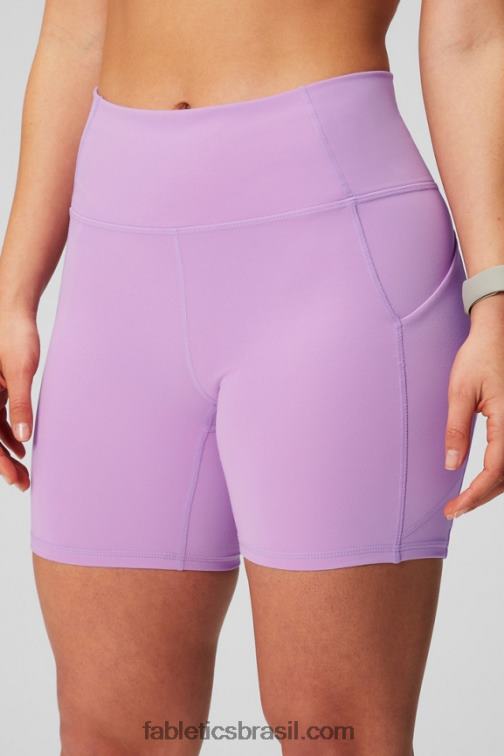 Fabletics fogueira/pôr do sol/explosão de cereja 420HR289 oasis pureluxe cintura alta 6'' short 11 mulheres