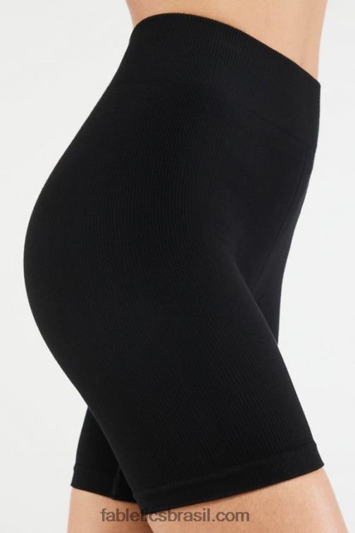 Fabletics garça/ouro 420HR444 short sem costura de cintura alta de 7" em nuvem mulheres