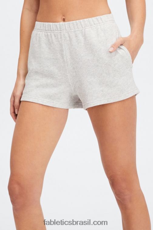 Fabletics interestelar/pó azul 420HR380 short de moletom leve go-to-slim mulheres