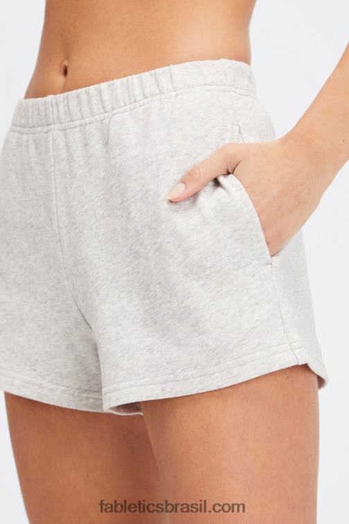 Fabletics interestelar/pó azul 420HR380 short de moletom leve go-to-slim mulheres