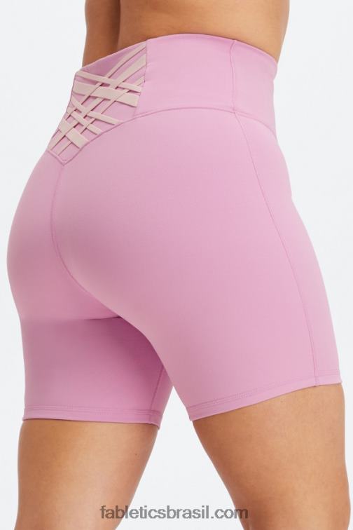Fabletics lilás enevoado/multi 420HR415 boost powerhold cintura alta 6'' short mulheres