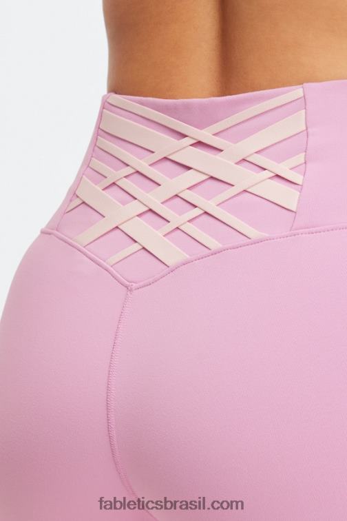Fabletics lilás enevoado/multi 420HR415 boost powerhold cintura alta 6'' short mulheres