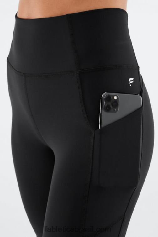 Fabletics lilás nebuloso/nova azul 420HR520 Short cintura alta com bolso oasis 9