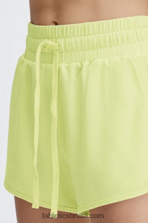Fabletics logotipo vinho do porto/vinho do porto 420HR479 short de academia lounge terry mulheres