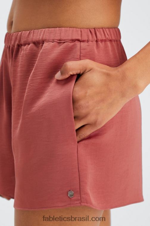 Fabletics madeira de bétula/concreto 420HR496 ecosatin dormir curto mulheres