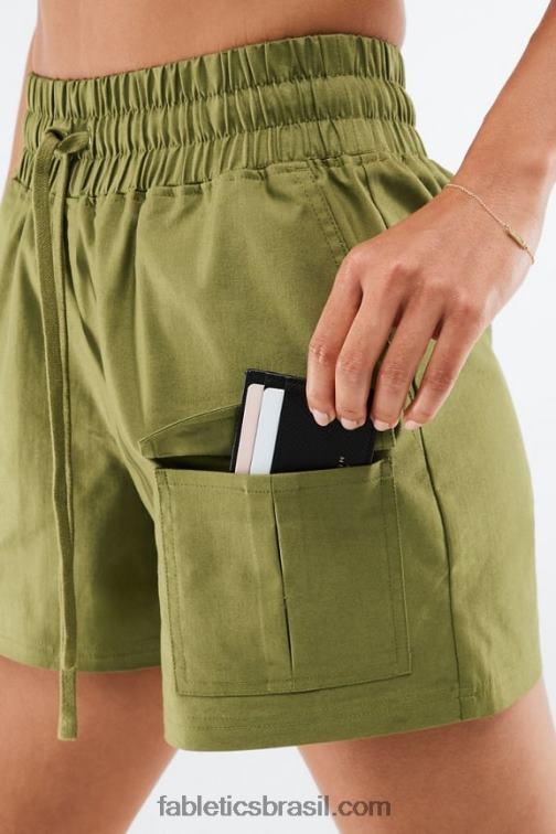 Fabletics marinha profunda/clube atlético 420HR558 camden cargo curto mulheres