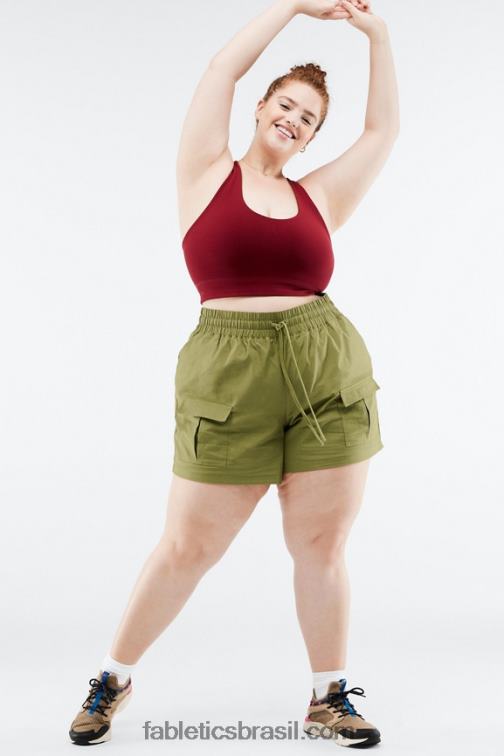 Fabletics marinha profunda/clube atlético 420HR559 camden cargo curto mulheres