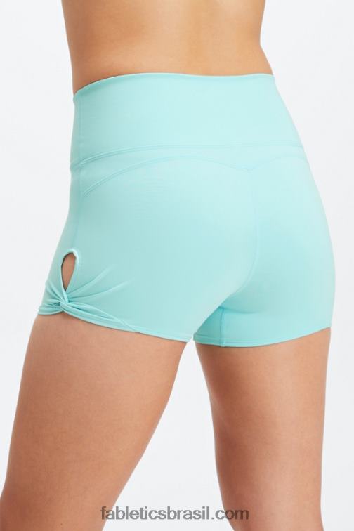 Fabletics marinho profundo/multi 420HR437 oasis pureluxe cintura alta twist 3'' short mulheres