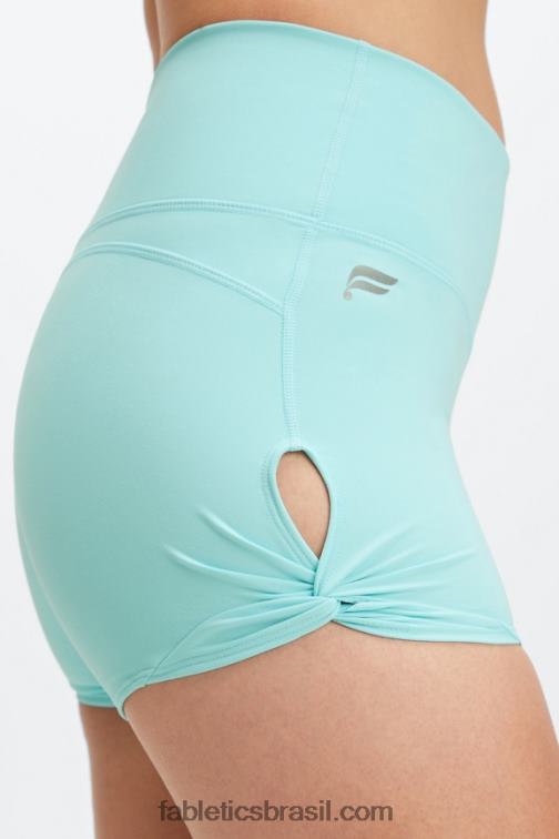 Fabletics marinho profundo/multi 420HR437 oasis pureluxe cintura alta twist 3'' short mulheres