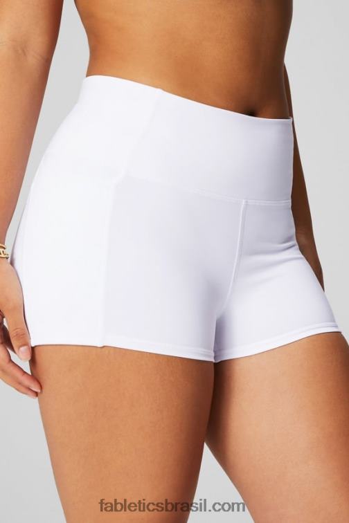 Fabletics marinho profundo/nuvem de chuva 420HR460 short cintura alta oasis pureluxe 2'' mulheres