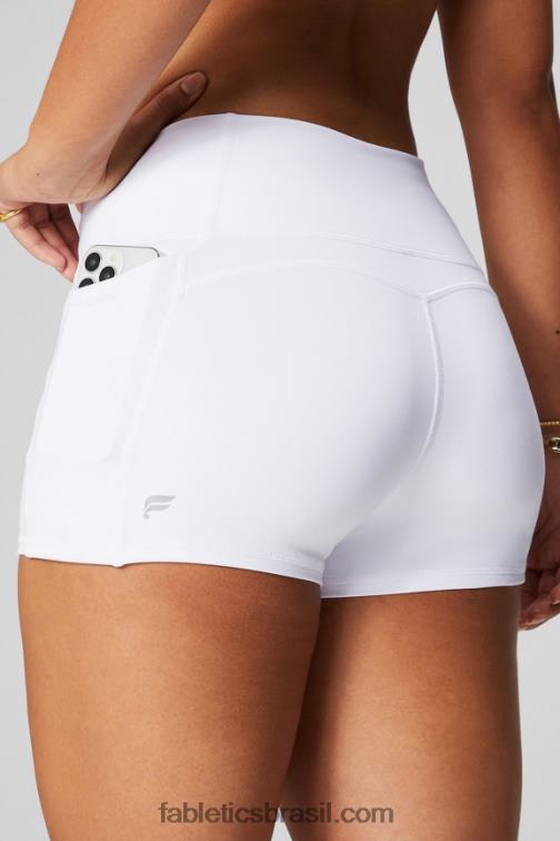 Fabletics marinho profundo/nuvem de chuva 420HR460 short cintura alta oasis pureluxe 2'' mulheres