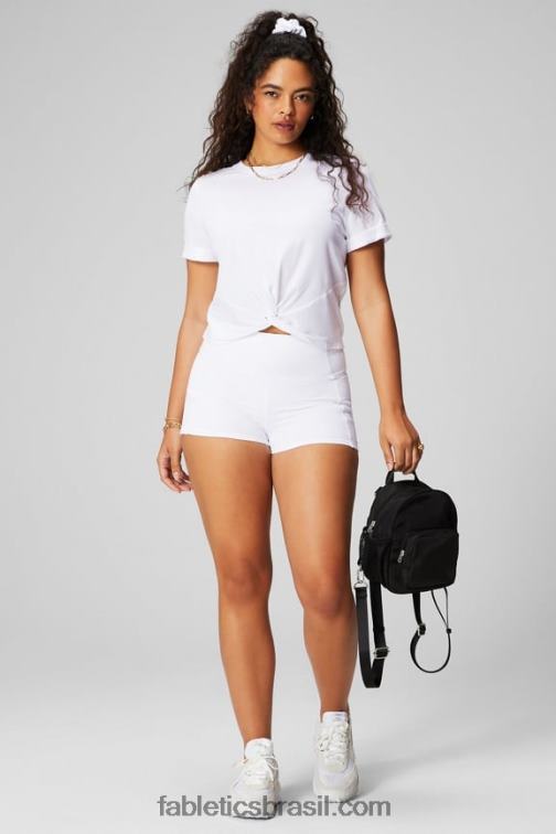 Fabletics marinho profundo/nuvem de chuva 420HR460 short cintura alta oasis pureluxe 2'' mulheres