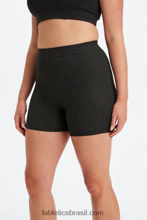 Fabletics meia-noite marinho/respingo 420HR400 shorts finos restoreknit mulheres