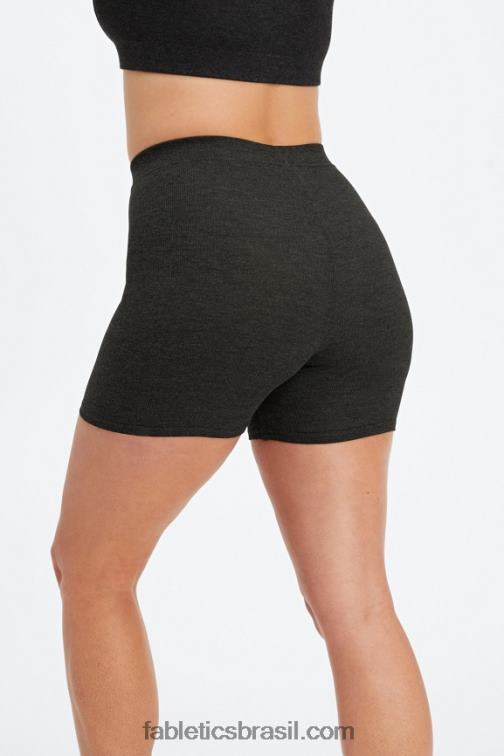 Fabletics meia-noite marinho/respingo 420HR400 shorts finos restoreknit mulheres