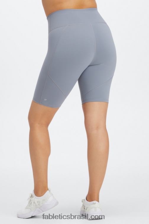 Fabletics meia-noite onda brilho/nascer do sol 420HR335 define powerhold cintura alta 9'' short 18 mulheres