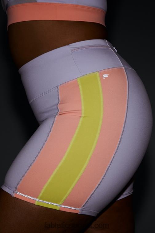 Fabletics mogno/mogno 420HR551 cintura alta trinity run short 7